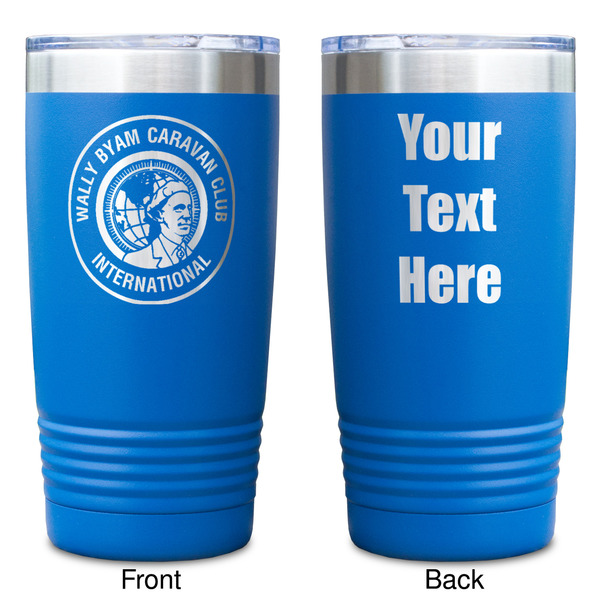 WBCCI Heritage logo Blue Polar Camel Tumbler - 20oz - Double Sided - Approval