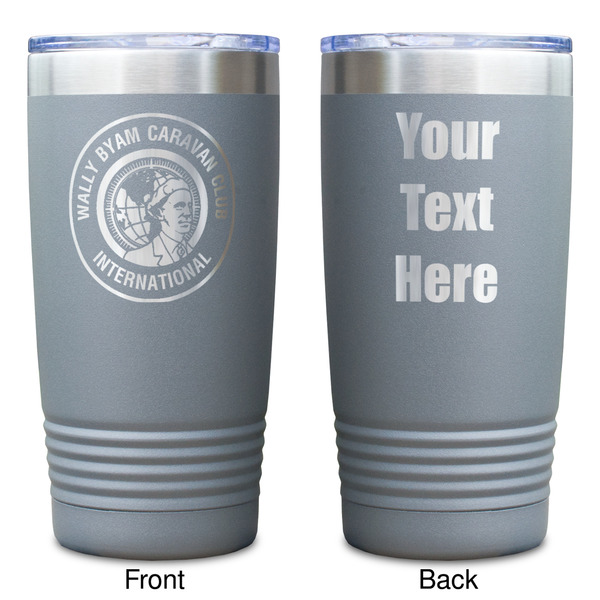 WBCCI Heritage logo Gray Polar Camel Tumbler - 20oz - Double Sided - Approval