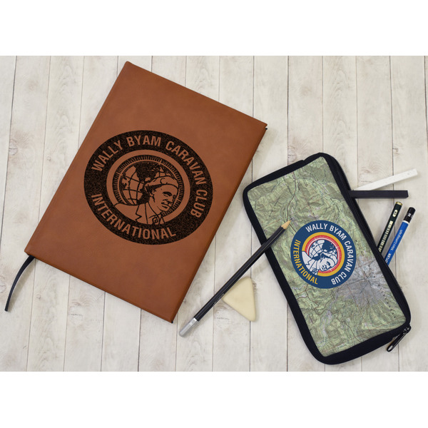 WBCCI Heritage logo Leather Sketchbook - Small - Double Sided - In Context