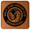 WBCCI Heritage logo Faux Leather Iron On Patch - Square