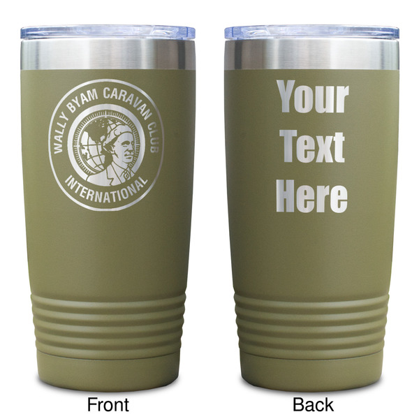 WBCCI Heritage logo Olive Polar Camel Tumbler - 20oz - Double Sided - Approval