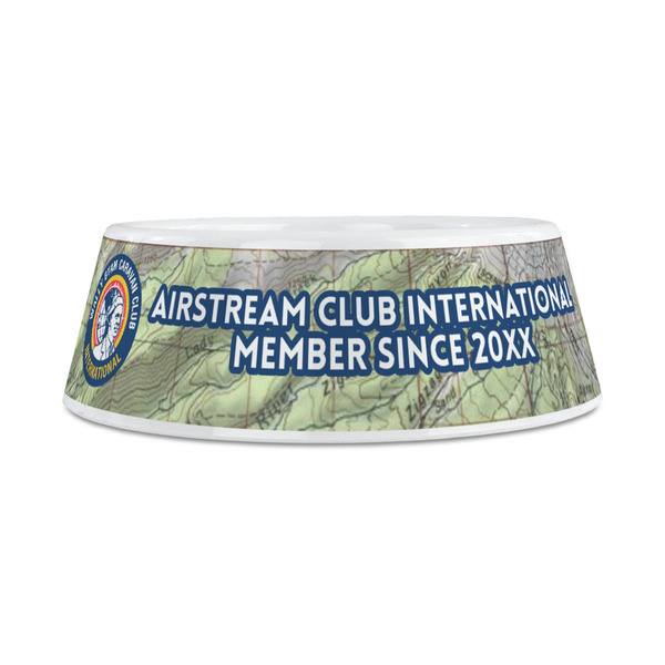 WBCCI Heritage logo Plastic Dog Bowls - Medium - Front