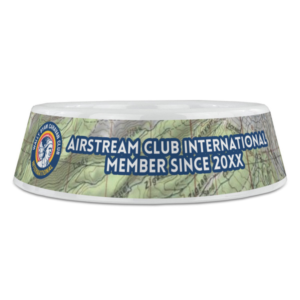 WBCCI Heritage logo Plastic Pet Bowls - Large - Front