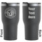 WBCCI Heritage logo RTIC Tumbler - Black - Laser Engraved - Double-Sided
