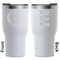 WBCCI Heritage logo RTIC Tumbler - White - Laser Engraved - Double-Sided
