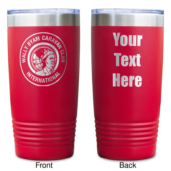 WBCCI Heritage logo Red Polar Camel Tumbler - 20oz - Double Sided - Approval