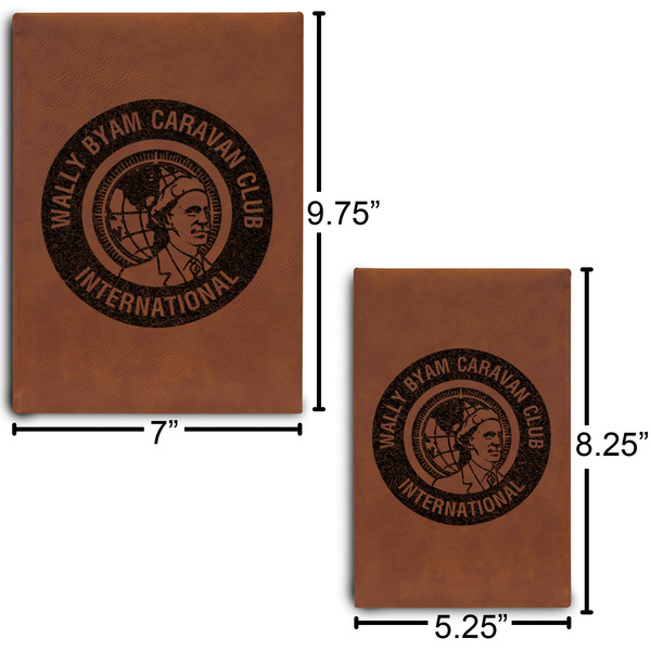 WBCCI Heritage logo Sketch Book Size Comparison w/ Dimension