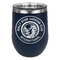 WBCCI Heritage logo Stemless Stainless Steel Wine Tumbler - Navy - Double-Sided