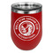 WBCCI Heritage logo Stemless Stainless Steel Wine Tumbler - Red - Double-Sided