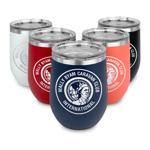 WBCCI Heritage logo Steel Wine Tumblers Multiple Colors