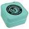 WBCCI Heritage logo Travel Jewelry Box - Teal Leather