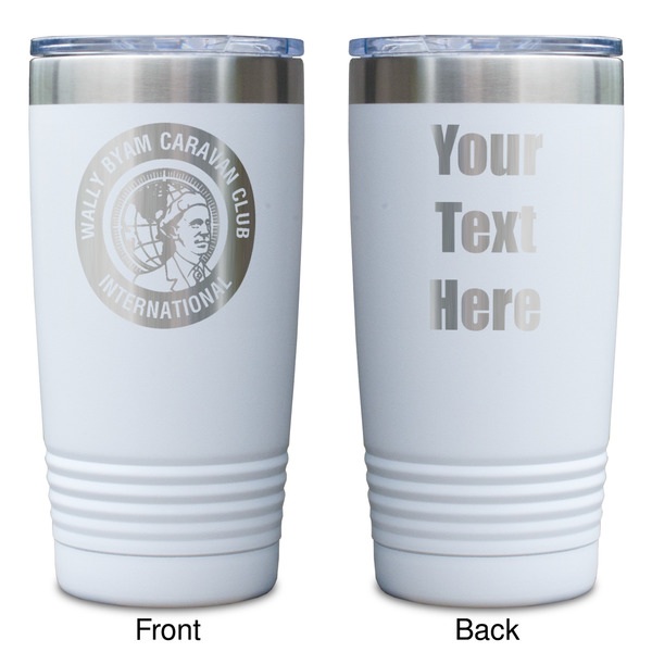 WBCCI Heritage logo White Polar Camel Tumbler - 20oz - Double Sided - Approval