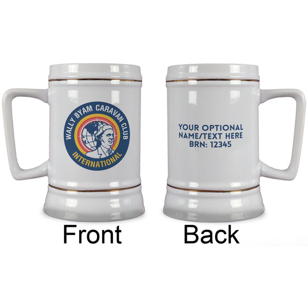 WBCCI logo Beer Stein - Approval
