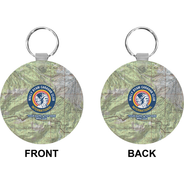 WBCCI logo Circle Keychain (Front + Back)