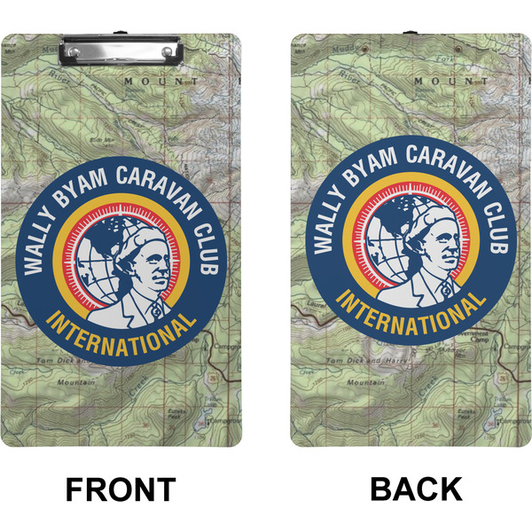 WBCCI logo Clipboard (Legal) (Front + Back)