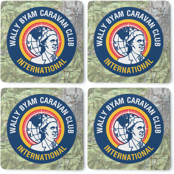 WBCCI logo Coaster Rubber Back - Apvl