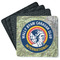 WBCCI Heritage logo Square Rubber Backed Coasters - Set of 4