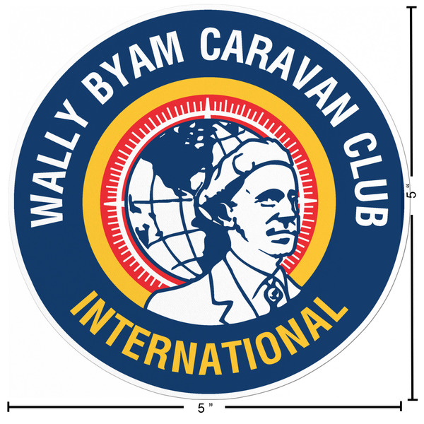 WBCCI logo Custom Shape Iron On Patches - L Patch w/ Measurements