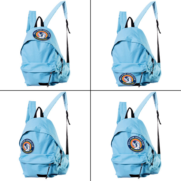 WBCCI logo Custom Shape Iron On Patches - XL - Set of 4 - Approval