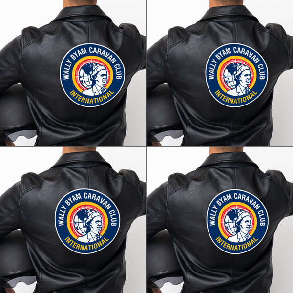 WBCCI logo Custom Shape Iron On Patches - XXXL - Set of 4 - Approval