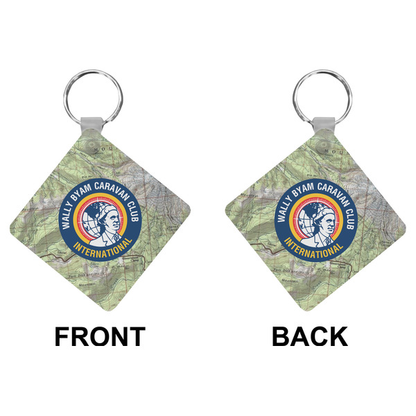 WBCCI logo Diamond Keychain (Front + Back)