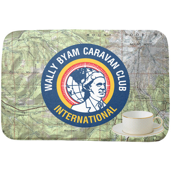 WBCCI logo Dish Drying Mat - with cup