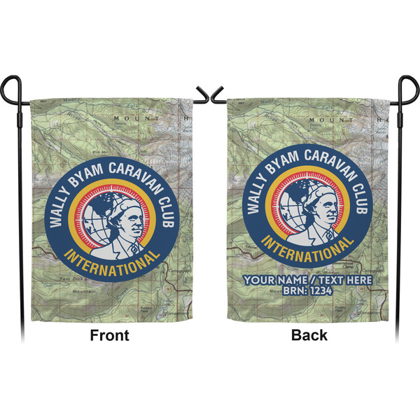 WBCCI logo Garden Flag - Double Sided Front and Back