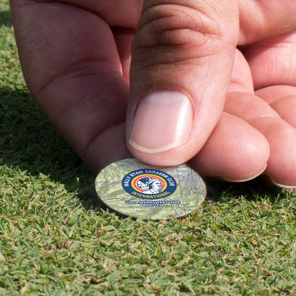 WBCCI logo Golf Ball Marker - Hand