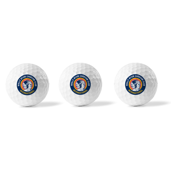 WBCCI logo Golf Balls - Generic - Set of 3 - APPROVAL