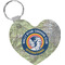 WBCCI Heritage logo Heart Plastic Keychain