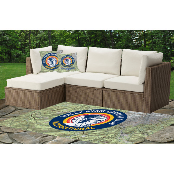 WBCCI logo Indoor / Outdoor Rug & Cushions