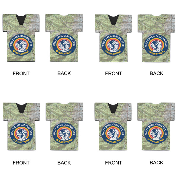 WBCCI logo Jersey Bottle Cooler - Set of 4 - APPROVAL