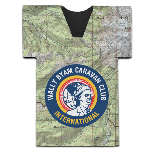 WBCCI logo Jersey Bottle Cooler - Set of 4 - FRONT (flat)