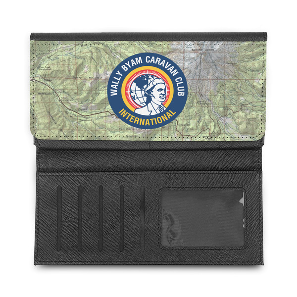 WBCCI logo Ladies Wallet - Half Way Open