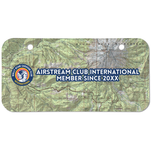 WBCCI logo Mini Bicycle License Plate - Two Holes