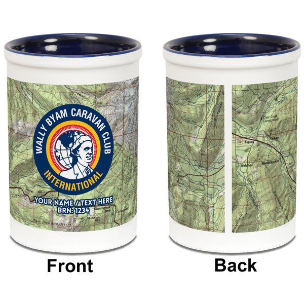 WBCCI logo Pencil Holder - Blue - approval