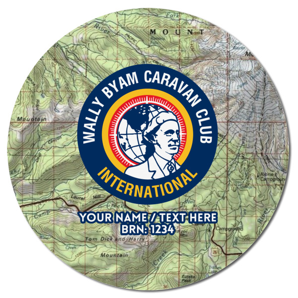 WBCCI logo Round Fridge Magnet - FRONT