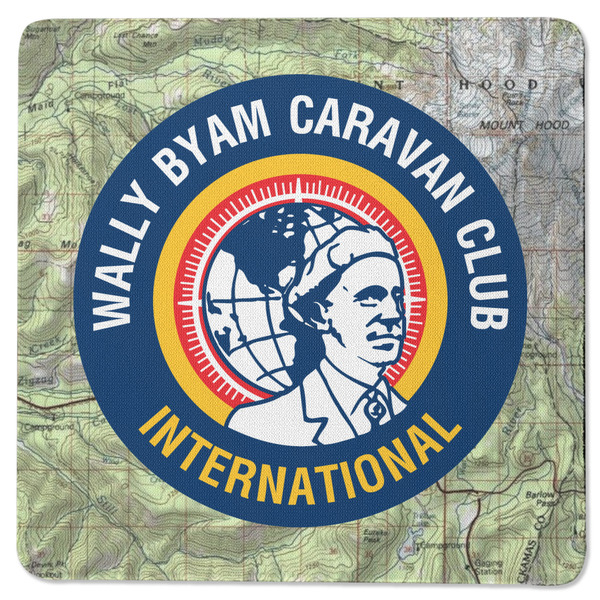 WBCCI logo Square Coaster Rubber Back - Single