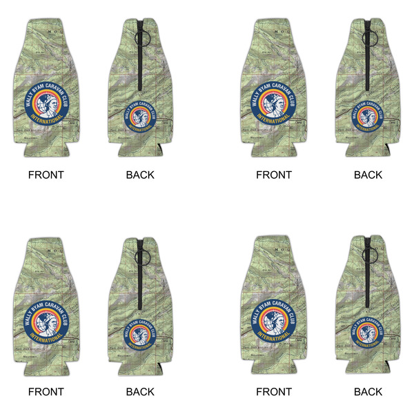 WBCCI logo Zipper Bottle Cooler - Set of 4 - Approval