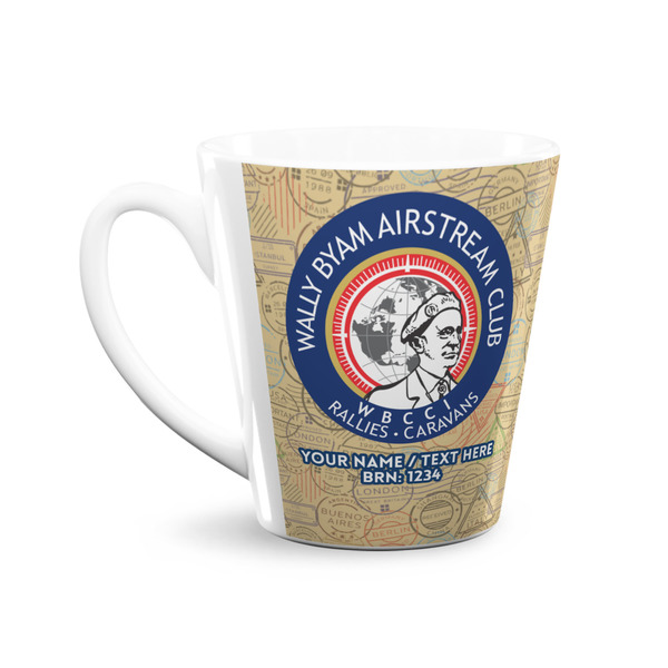 Wally Byam Airstream Club logo 12 Oz Latte Mug - Front