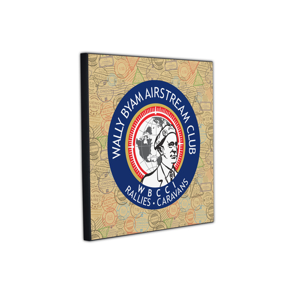 Wally Byam Airstream Club logo 12x12 Wood Print - Angle View