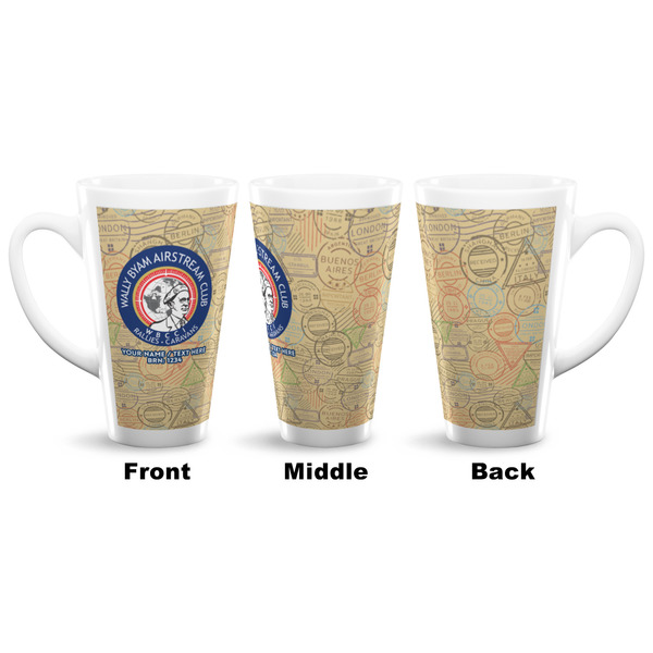 Wally Byam Airstream Club logo 16 Oz Latte Mug - Approval