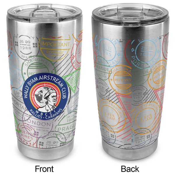 Wally Byam Airstream Club logo 20oz SS Tumbler - Full Print - Approval