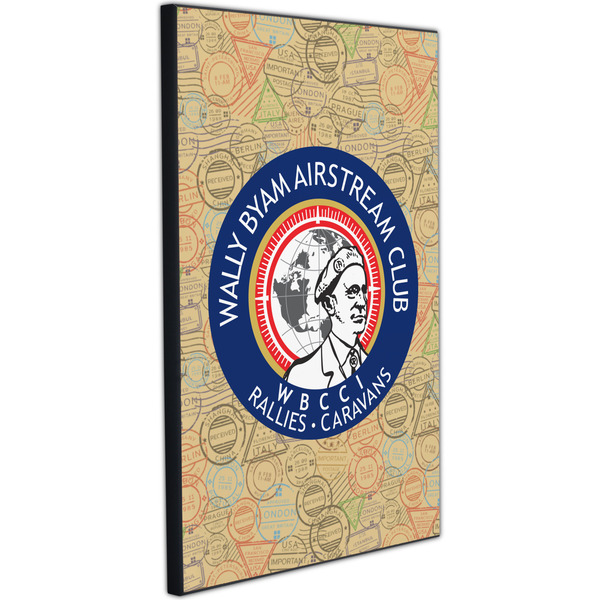 Wally Byam Airstream Club logo 20x30 Wood Print - Angle View