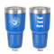 Wally Byam Airstream Club logo 30 oz Stainless Steel Tumbler - Royal Blue - Double-Sided