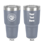 Wally Byam Airstream Club logo 30 oz Stainless Steel Tumbler - Grey - Double-Sided