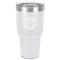 Wally Byam Airstream Club logo 30 oz Stainless Steel Tumbler - White - Single-Sided