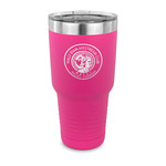 Wally Byam Airstream Club logo 30 oz Stainless Steel Tumbler - Pink - Single-Sided