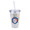 Wally Byam Airstream Club logo 16 oz Double Wall Acrylic Tumbler with Lid & Straw - Full Print