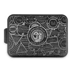 Wally Byam Airstream Club logo Aluminum Baking Pan with Black Lid